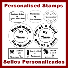 Personalised craft stamps